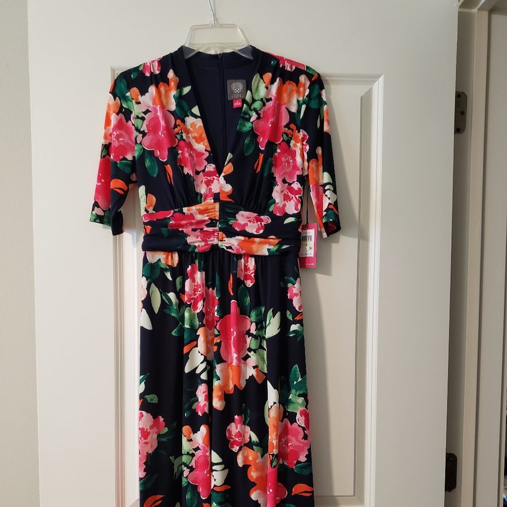 Vince Camuto floral dress size 4